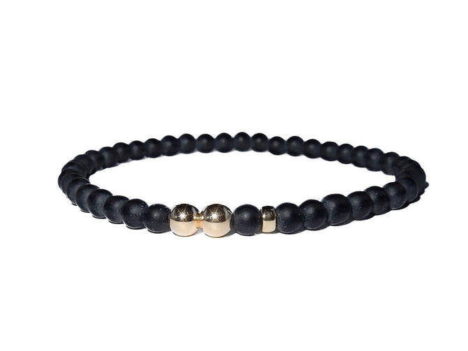 GNOES AMSTERDAM Flex Armband Black Onyx Matt