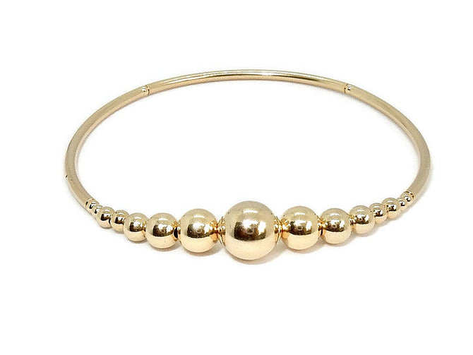 GNOES AMSTERDAM Flex Armband Luc Beads & Tubes Gold