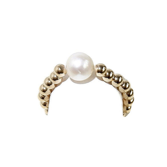 GNOES AMSTERDAM Flexring Luc white 3mm Gold