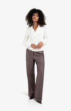 Lade das Bild in den Galerie-Viewer, YAYA Jerseybluse mit Balloonärmel im Lagenlook Offwhite