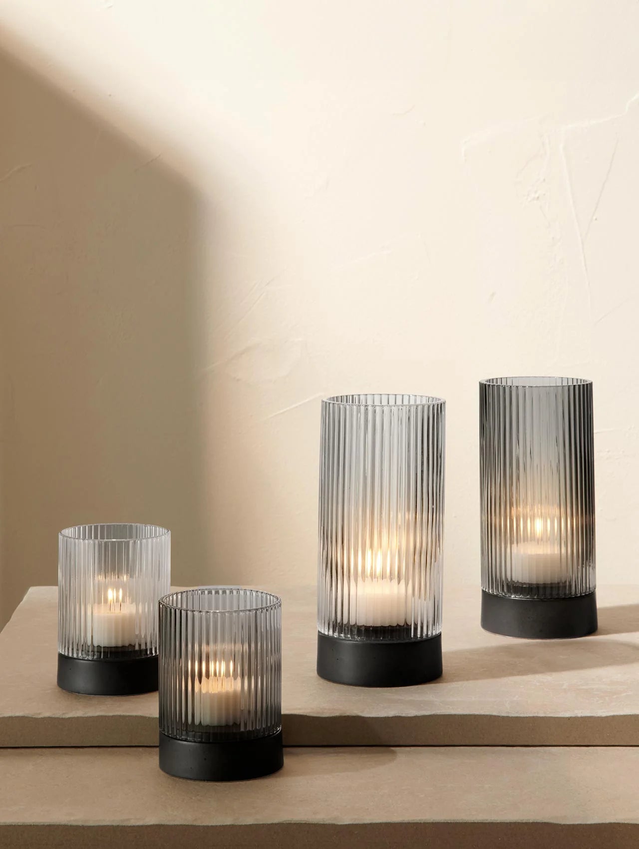 ASA SELECTION Glas Windlicht in 2 Größen