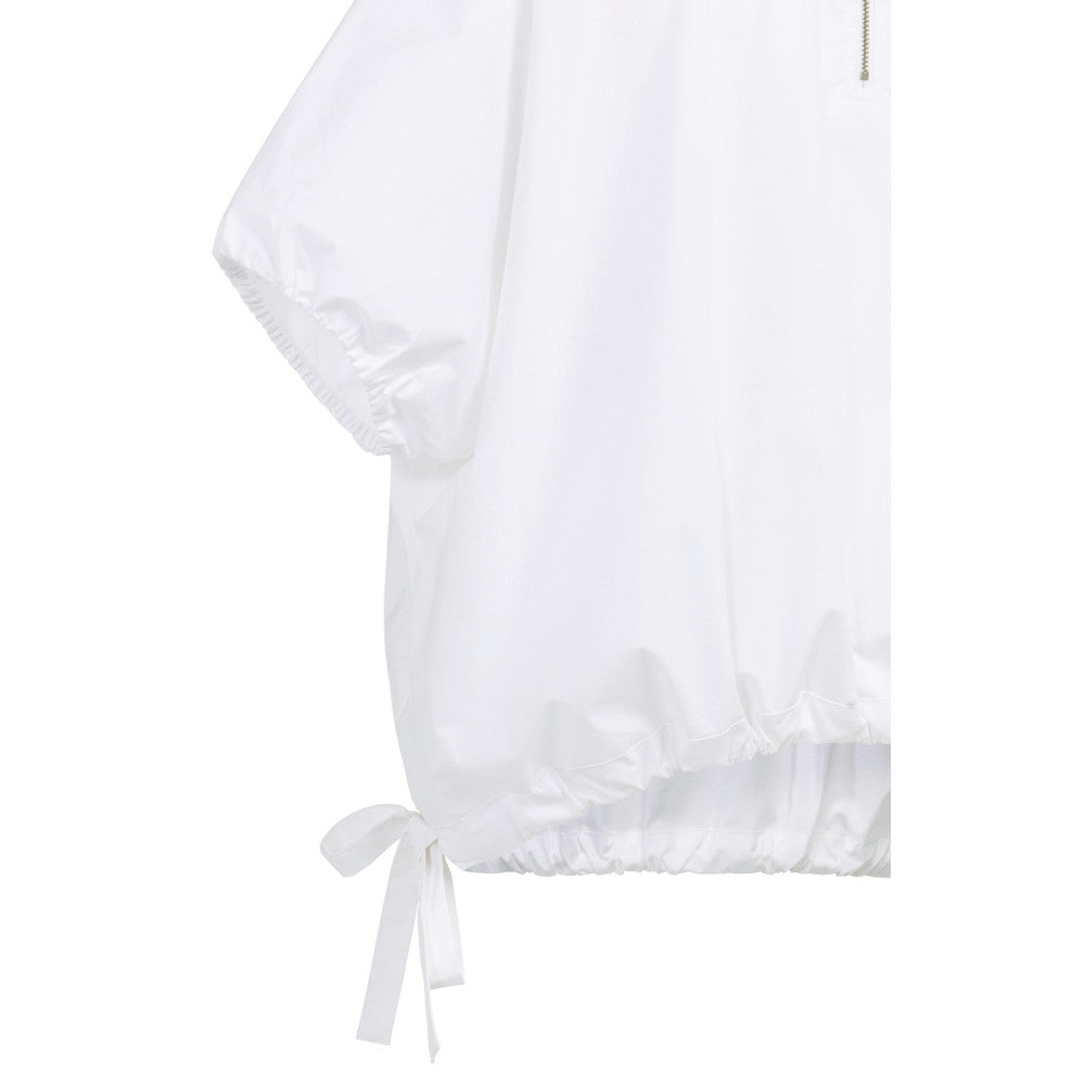 YAYA Boxy Top mit verstellbarer Taille - Pure White
