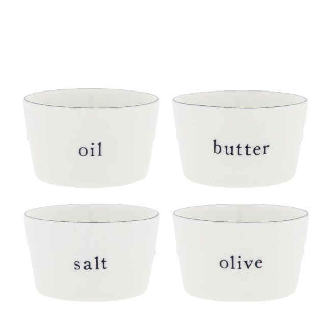 BASTION COLLECTIONS Schalen Salt/ Butter/ Olive/ Oil