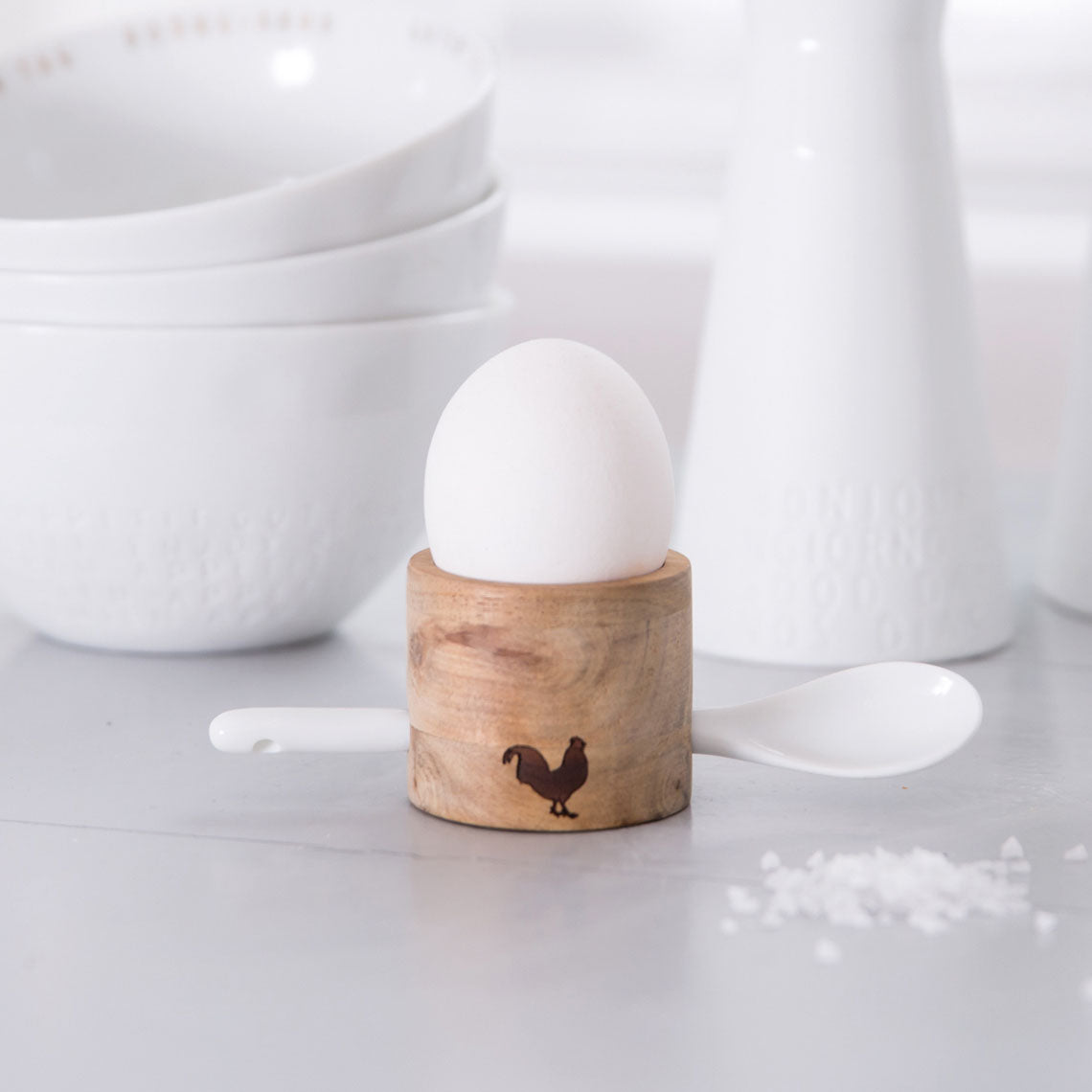 RÄDER DESIGN Eierbecher Set Hahn