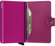 Lade das Bild in den Galerie-Viewer, SECRID Miniwallet Matte Black & Fuchsia