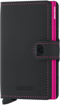 Lade das Bild in den Galerie-Viewer, SECRID Miniwallet Matte Black & Fuchsia
