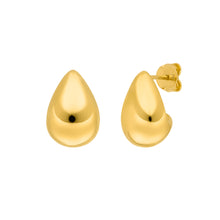 Lade das Bild in den Galerie-Viewer, LEAF Ohrstecker 1 Drop Gelbgold