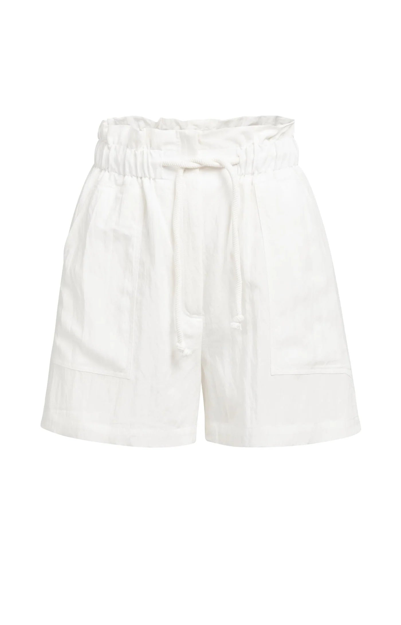 YAYA Paperbag Bermuda White