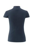 Lade das Bild in den Galerie-Viewer, YAYA Geripptes Oberteil mit Stehkragen Blue