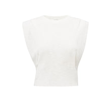 Lade das Bild in den Galerie-Viewer, YAYA Ärmelloses Oberteil mit Schulterdetails White