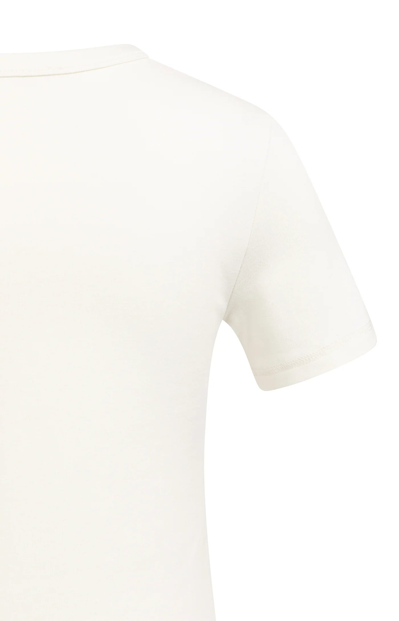YAYA T-Shirt mit Rundhals Offwhite