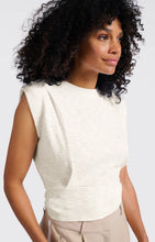 Lade das Bild in den Galerie-Viewer, YAYA Ärmelloses Oberteil mit Schulterdetails White