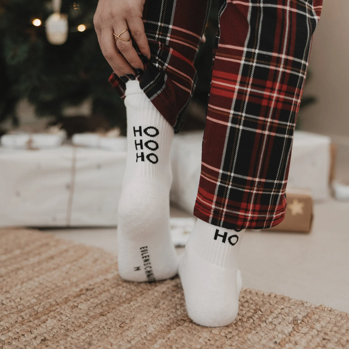 EULENSCHNITT Socken Ho ho ho
