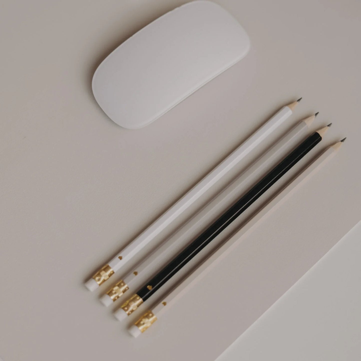 EULENSCHNITT Bleistiftset Creme 4-er Set