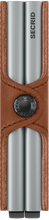Lade das Bild in den Galerie-Viewer, SECRID Twinwallet Cognac Silber