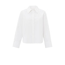 Lade das Bild in den Galerie-Viewer, YAYA Langarmbluse mit Knopfdetails White