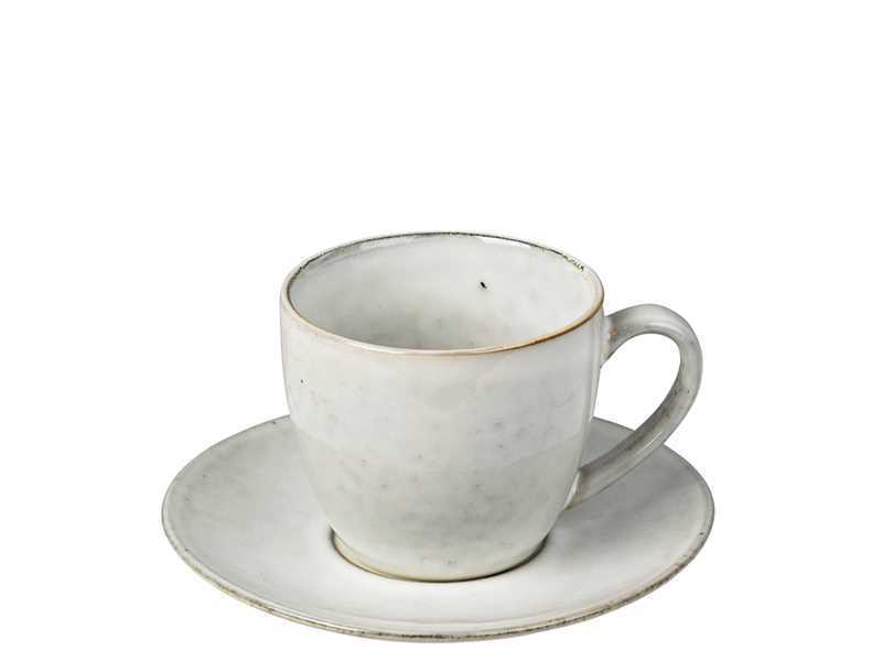 BROSTE Copenhagen Nordic Sand Tasse mit Untertasse