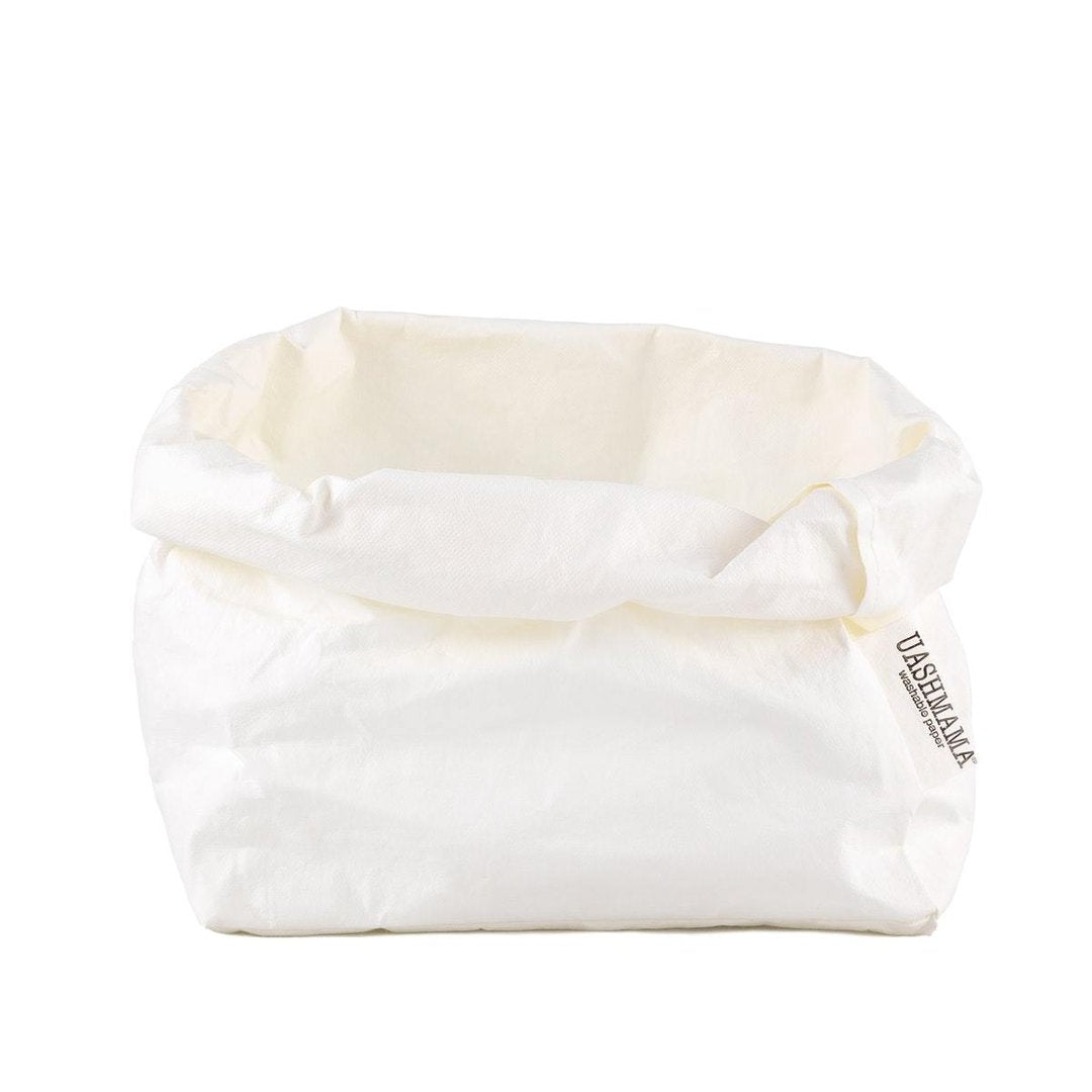 UASHMAMA Paperbag Basic weiß in 5 Größen