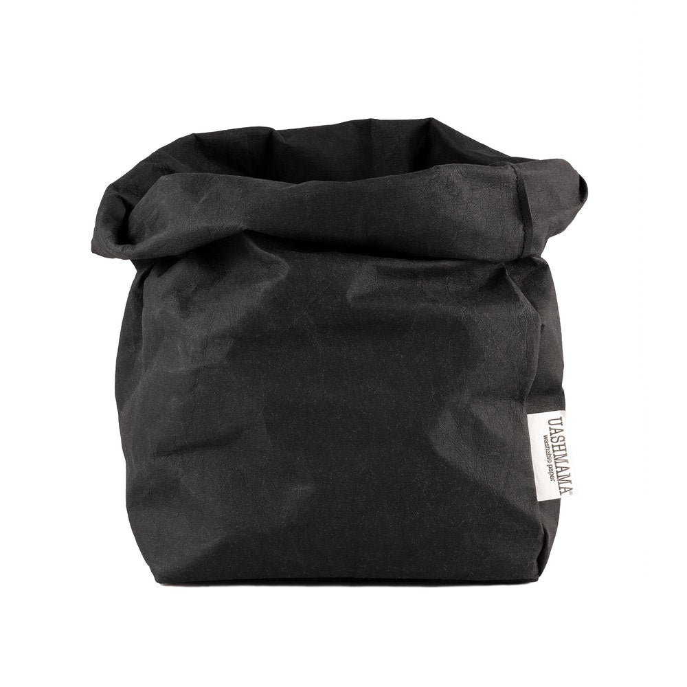 UASHMAMA Paperbag Basic schwarz in 5 Größen
