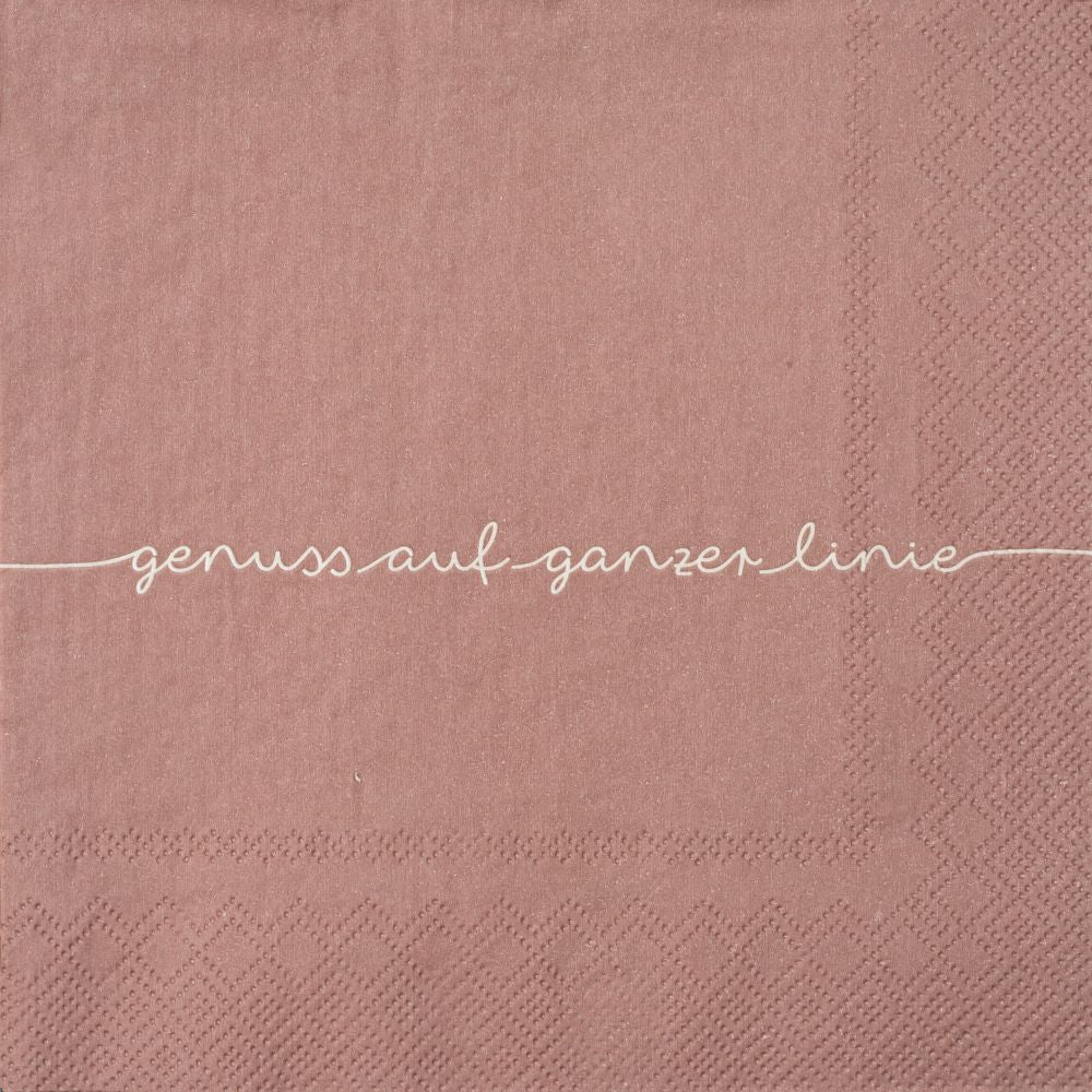 RAEDER DESIGN Papierservietten Genuss auf ganzer Linie