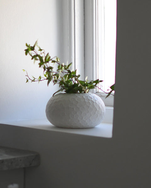 STOREFACTORY Runsten Vase weiß