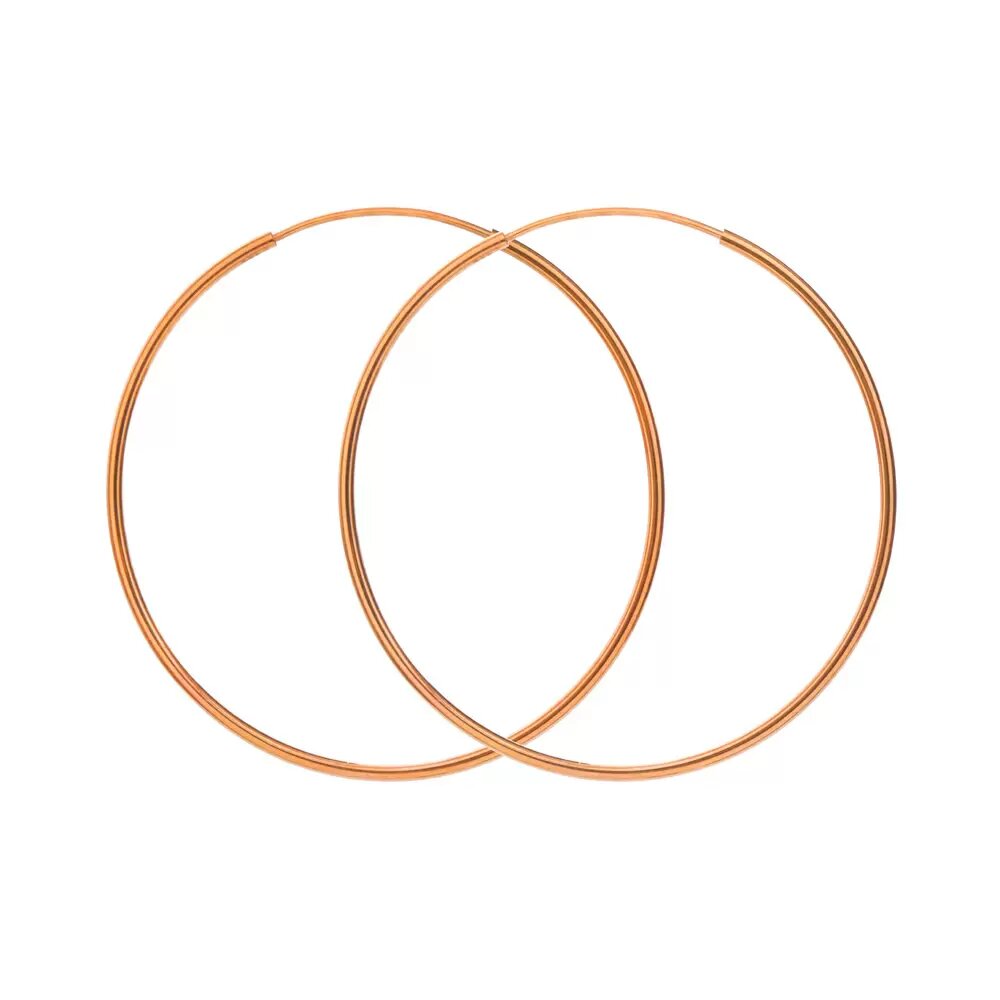 LEAF Creolen Pure 55 mm Rosegold