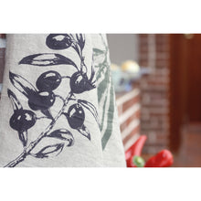 Lade das Bild in den Galerie-Viewer, FROHSTOFF Geschirrtuch Leinen Olive