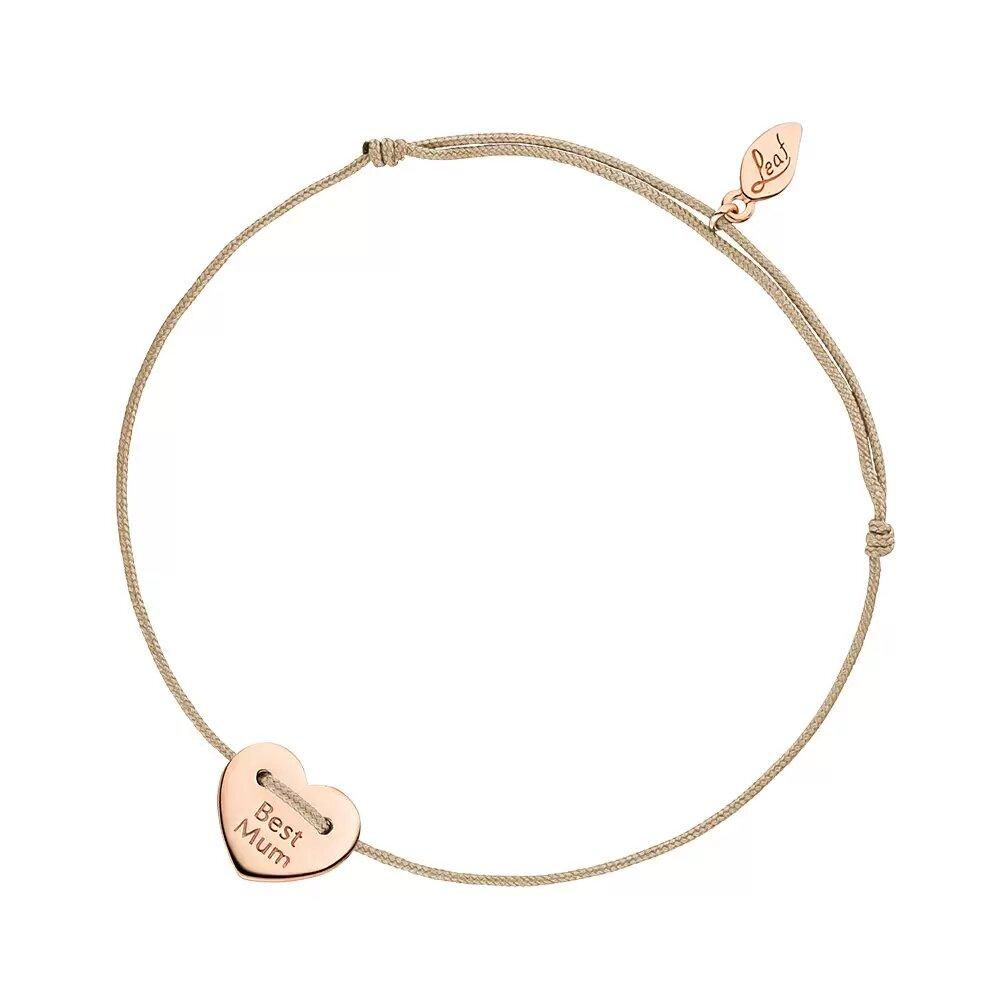 LEAF Glücksarmband Best Mum Rosegold