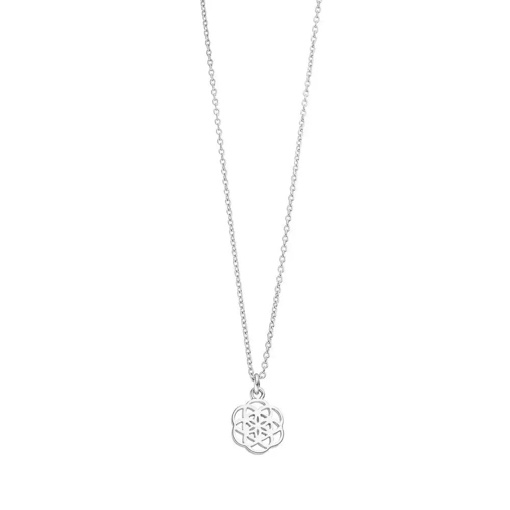 LEAF Halskette Flower of Life Sterlingsilber