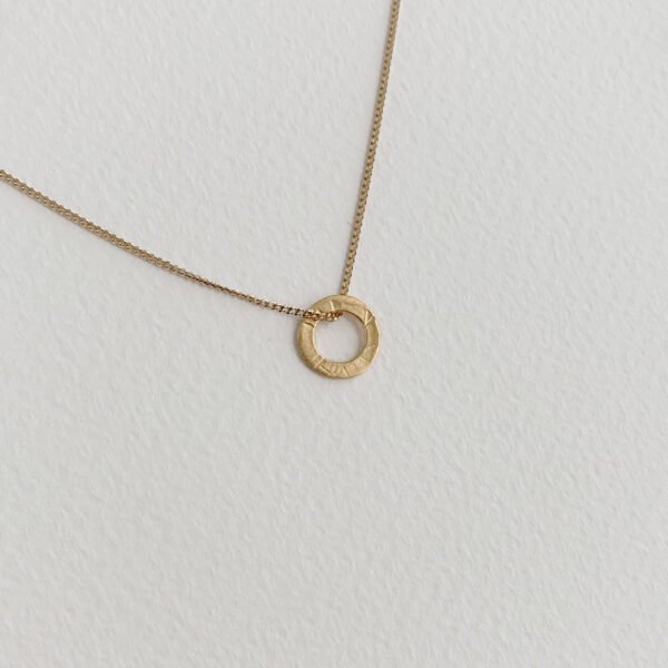 SUSICALA Halskette One Soul Circle Gold Plated