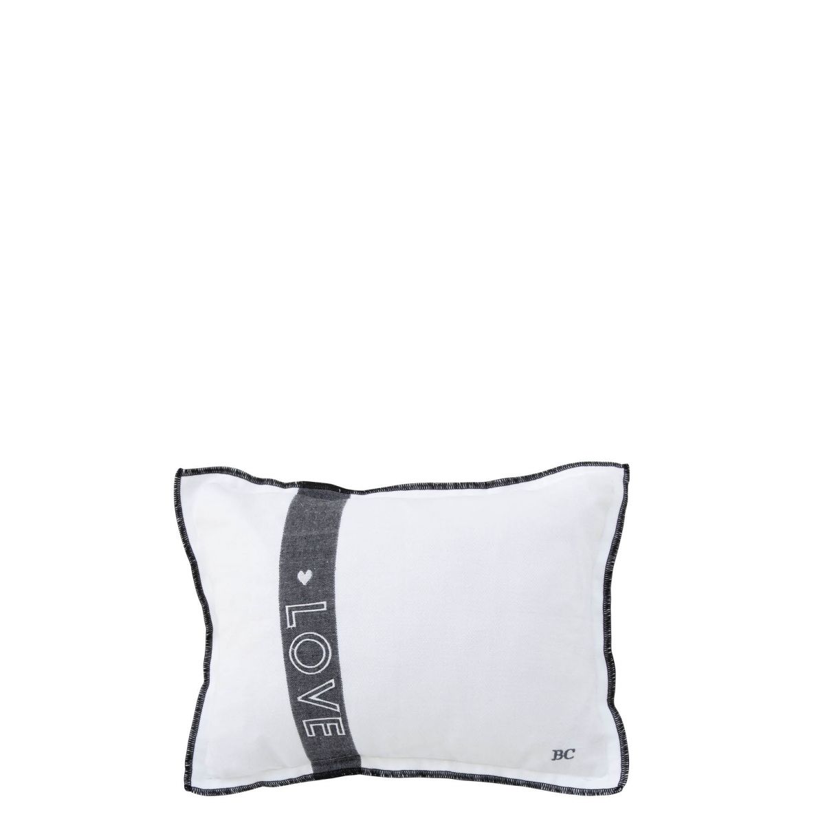 BASTION COLLECTIONS Kissen Love white