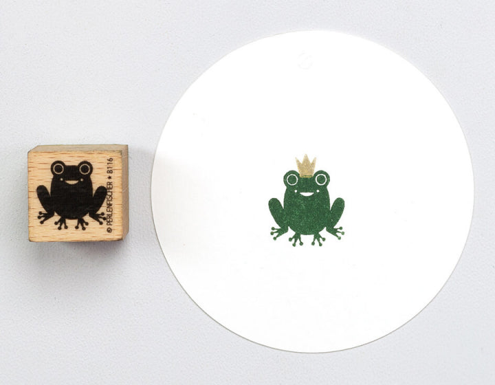 PERLENFISCHER Stempel Frosch