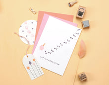 Lade das Bild in den Galerie-Viewer, PERLENFISCHER Stempel 215 - Vogelspuren