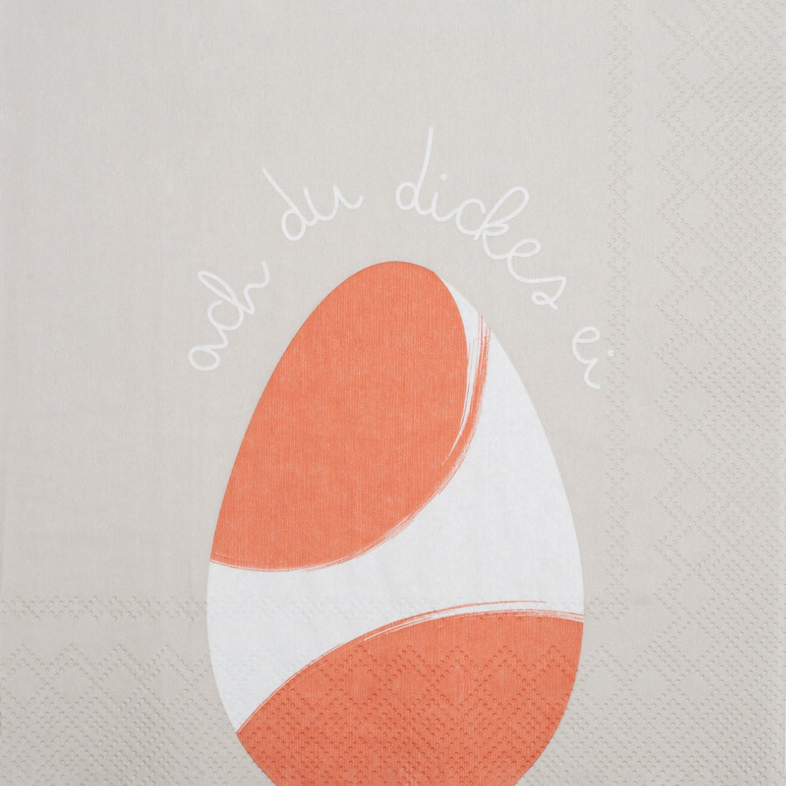 RAEDER DESIGN Papierservietten Ach du dickes Ei