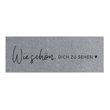 Lade das Bild in den Galerie-Viewer, EULENSCHNITT Waschbare kleine Fussmatte - Wie schön Dich zu sehen