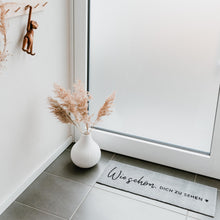 Lade das Bild in den Galerie-Viewer, EULENSCHNITT Waschbare kleine Fussmatte - Wie schön Dich zu sehen