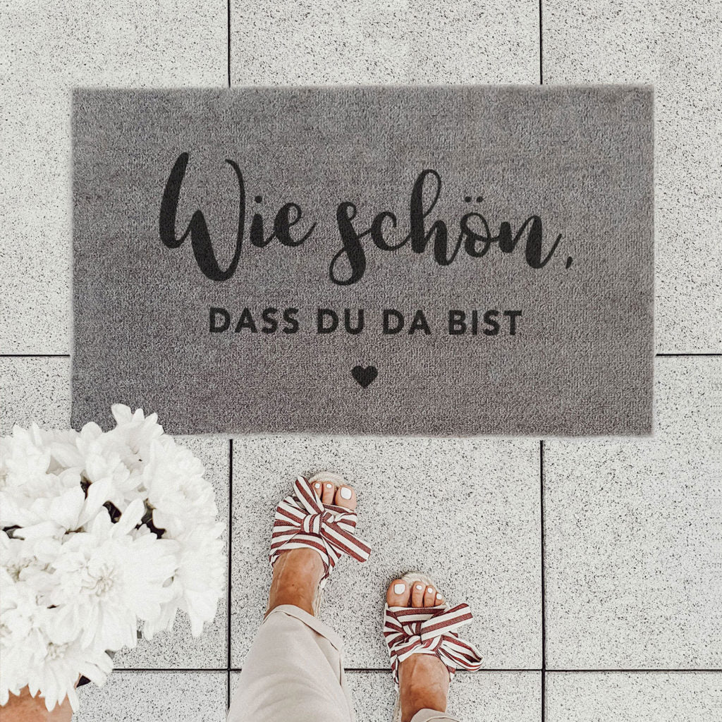 EULENSCHNITT Waschbare Fussmatte Wie schön