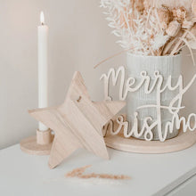 Lade das Bild in den Galerie-Viewer, EULENSCHNITT Kartenständer & Kerzenhalter Stern