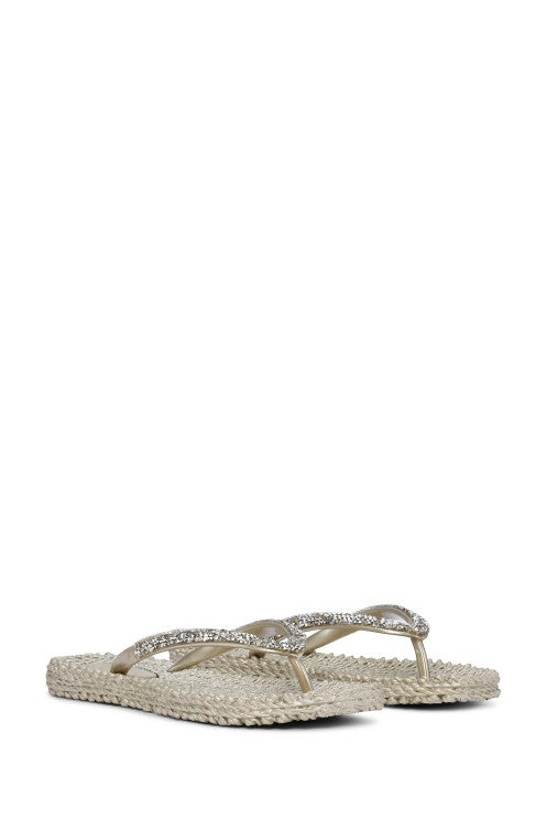 ILSE JACOBSEN Zehentrenner Cheerful - Strass platin