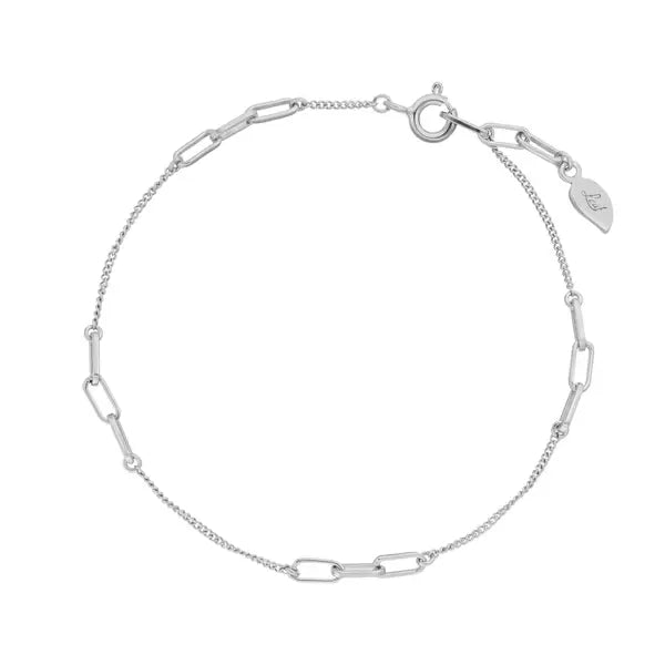 LEAF Armkette Cube II Sterlingsilber