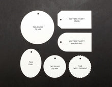 Lade das Bild in den Galerie-Viewer, PERLENFISCHER Papieranhänger Rund in 2 Größen