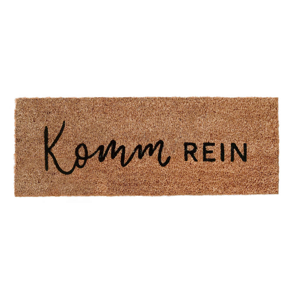 EULENSCHNITT Kokos Fussmatte Komm rein