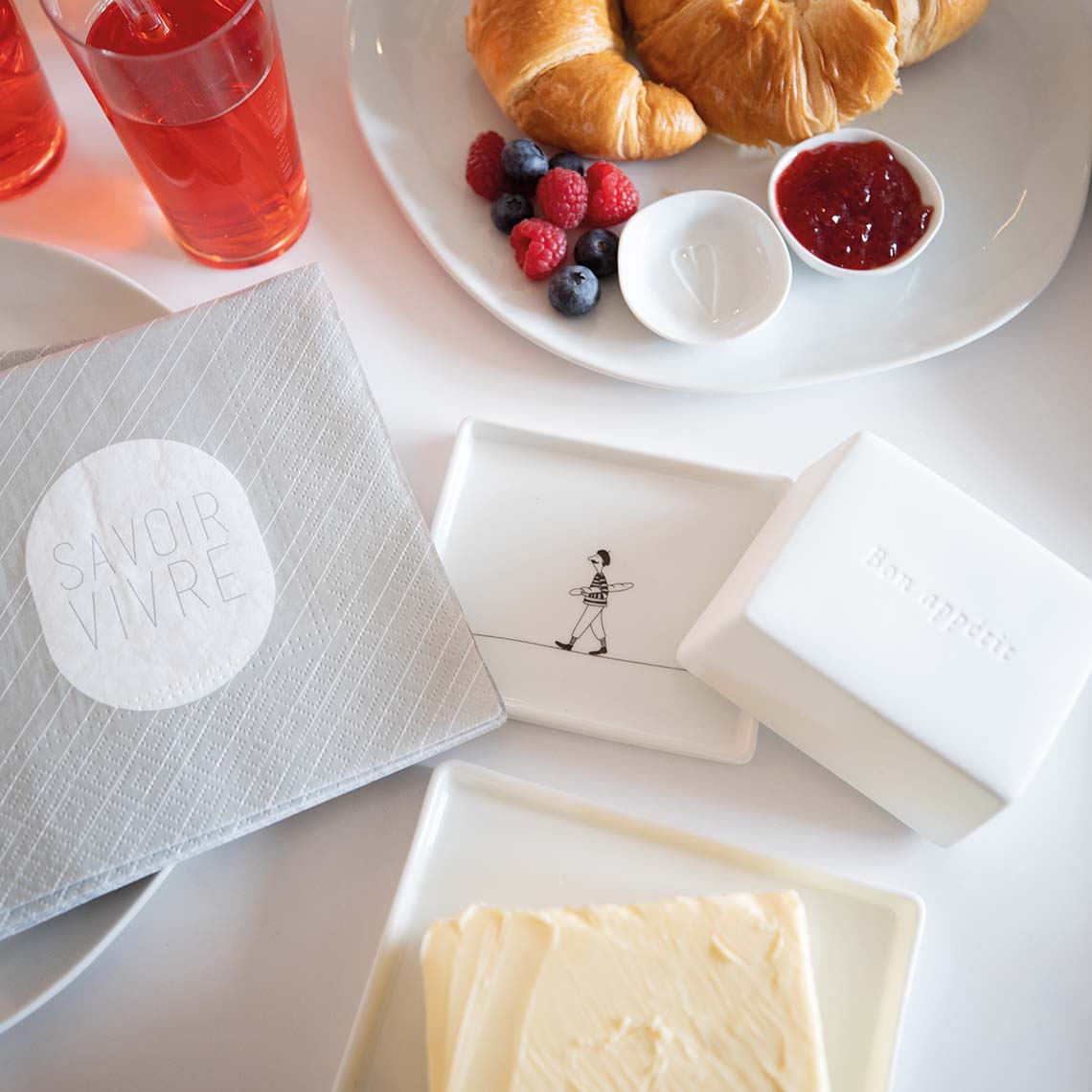RAEDER DESIGN Butterdose - Bon Appetit in 2 Größen