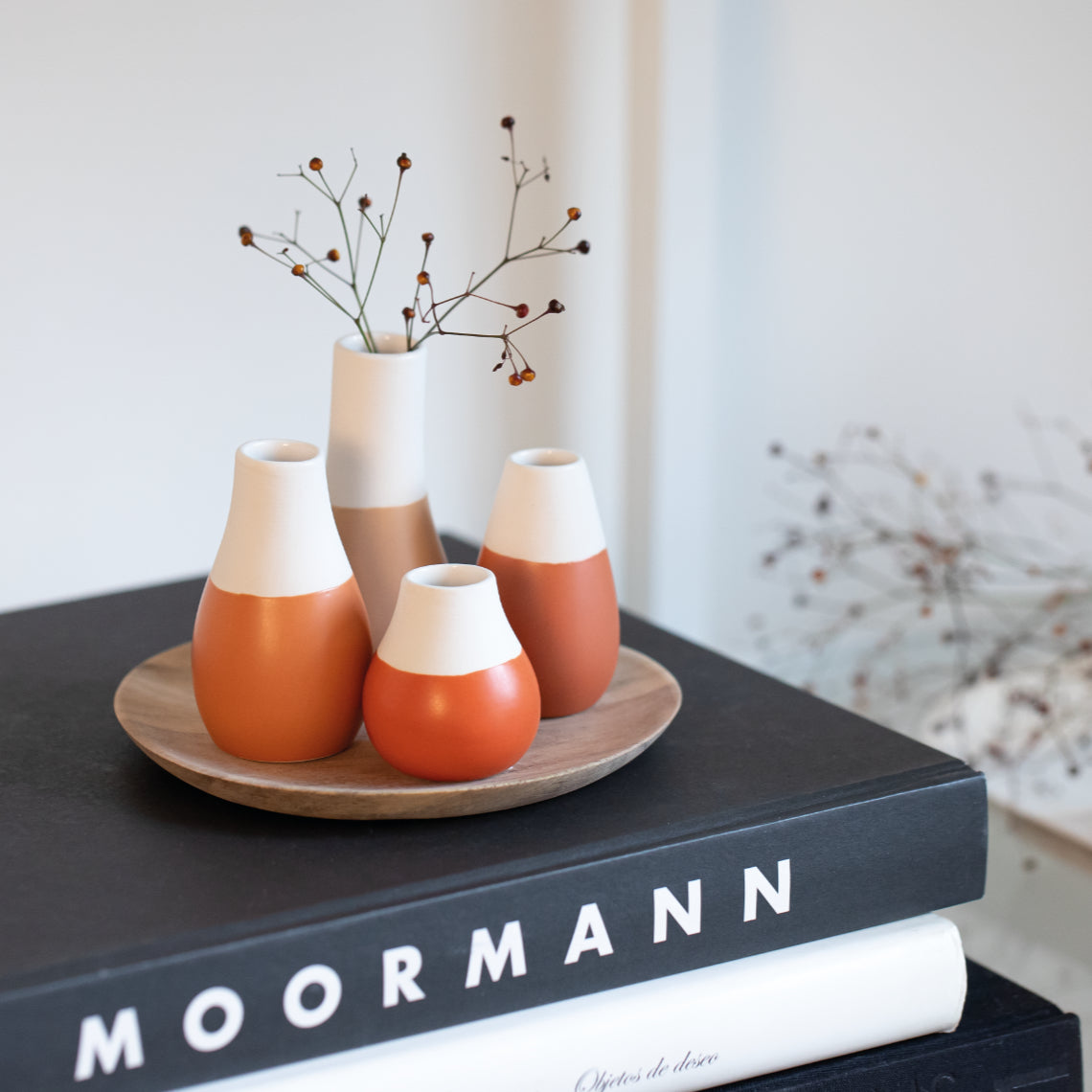 RAEDER DESIGN Mini Pastellvasen Erdtöne