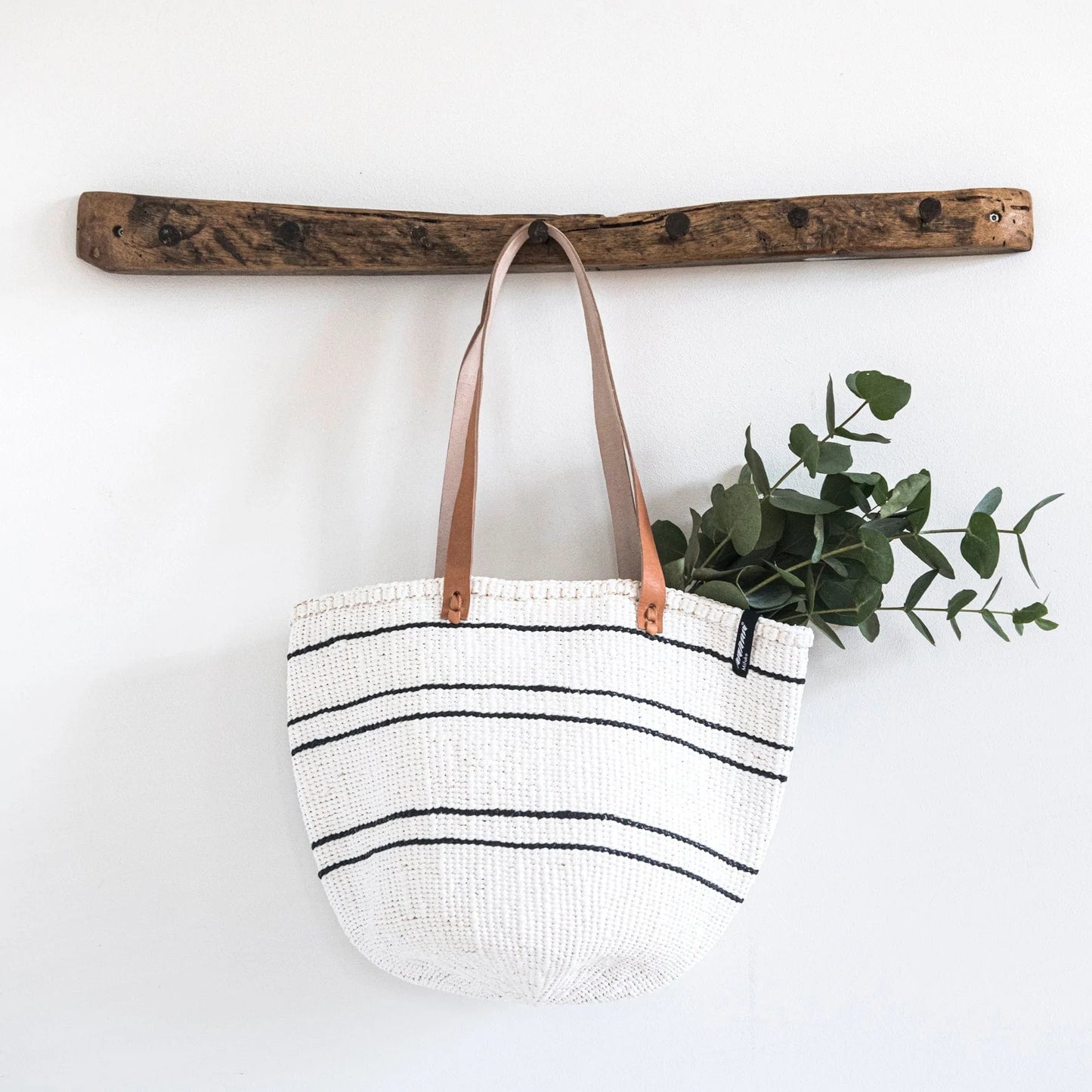 MIFUKO Kiondo Marktshopper Stripes black
