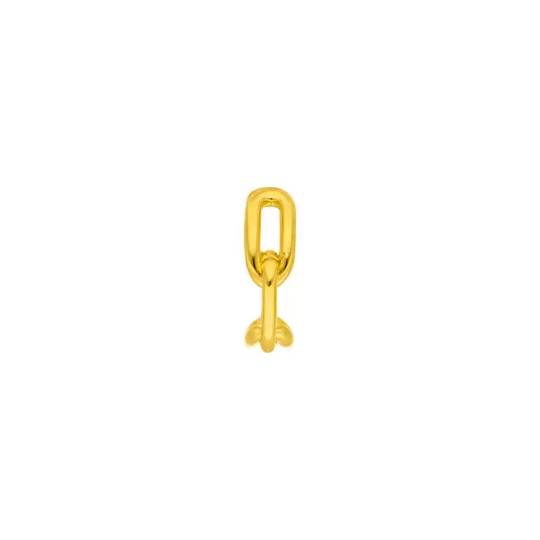 LEAF Earcuff Chain Gelbgold