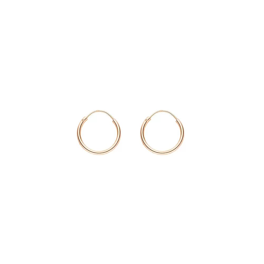 LEAF Creolen Pur, Rosegold