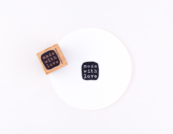PERLENFISCHER Stempel 42 - Made with Love