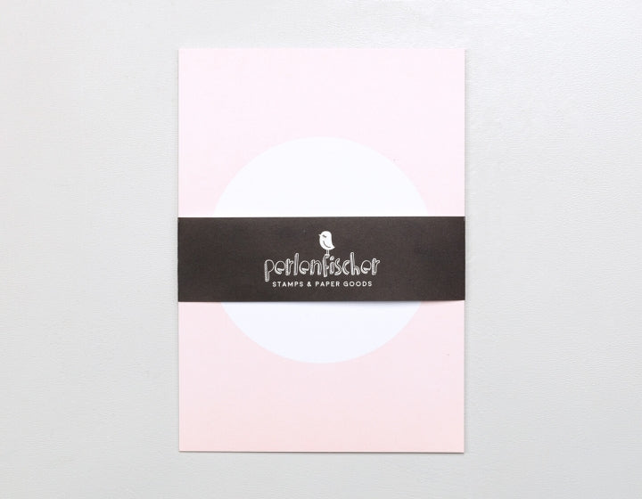 PERLENFISCHER Postkartenset Dot Soft Zuckerwatte