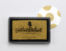Lade das Bild in den Galerie-Viewer, PERLENFISCHER Pigment Stempelkissen Gold